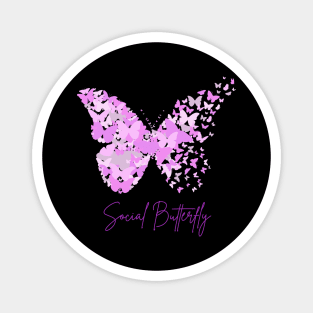Social Butterfly Personality v1 Magnet